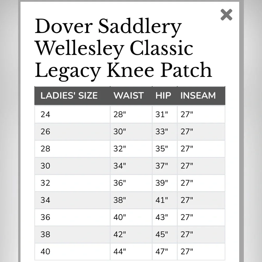 NWT English Wellesley Riding breeches - Picture 8 of 8